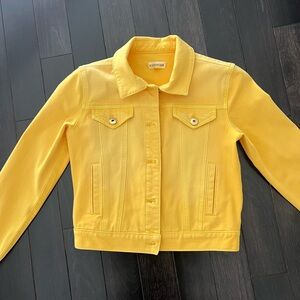 Woman's Yellow Denim Jacket (XS)